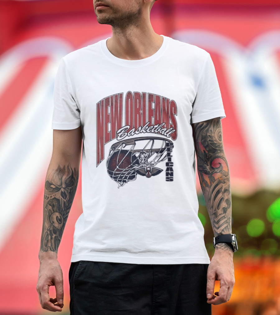 New Orleans Basketball Swish 2026 Pelicans T-Shirt