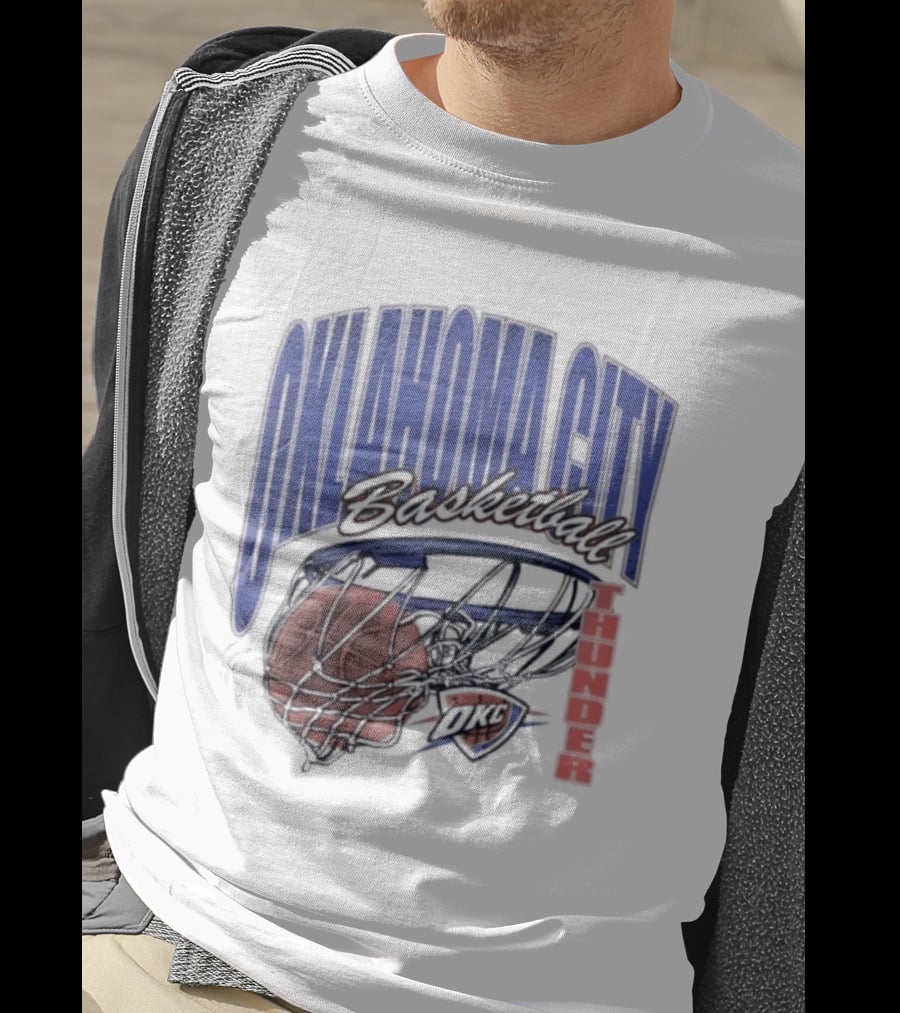 Oklahoma City Basketball Swish 2026 T-Shirt