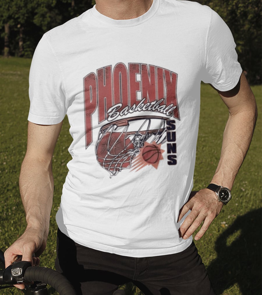 Phoenix Suns Basketball 2026 Swish Script T-Shirt