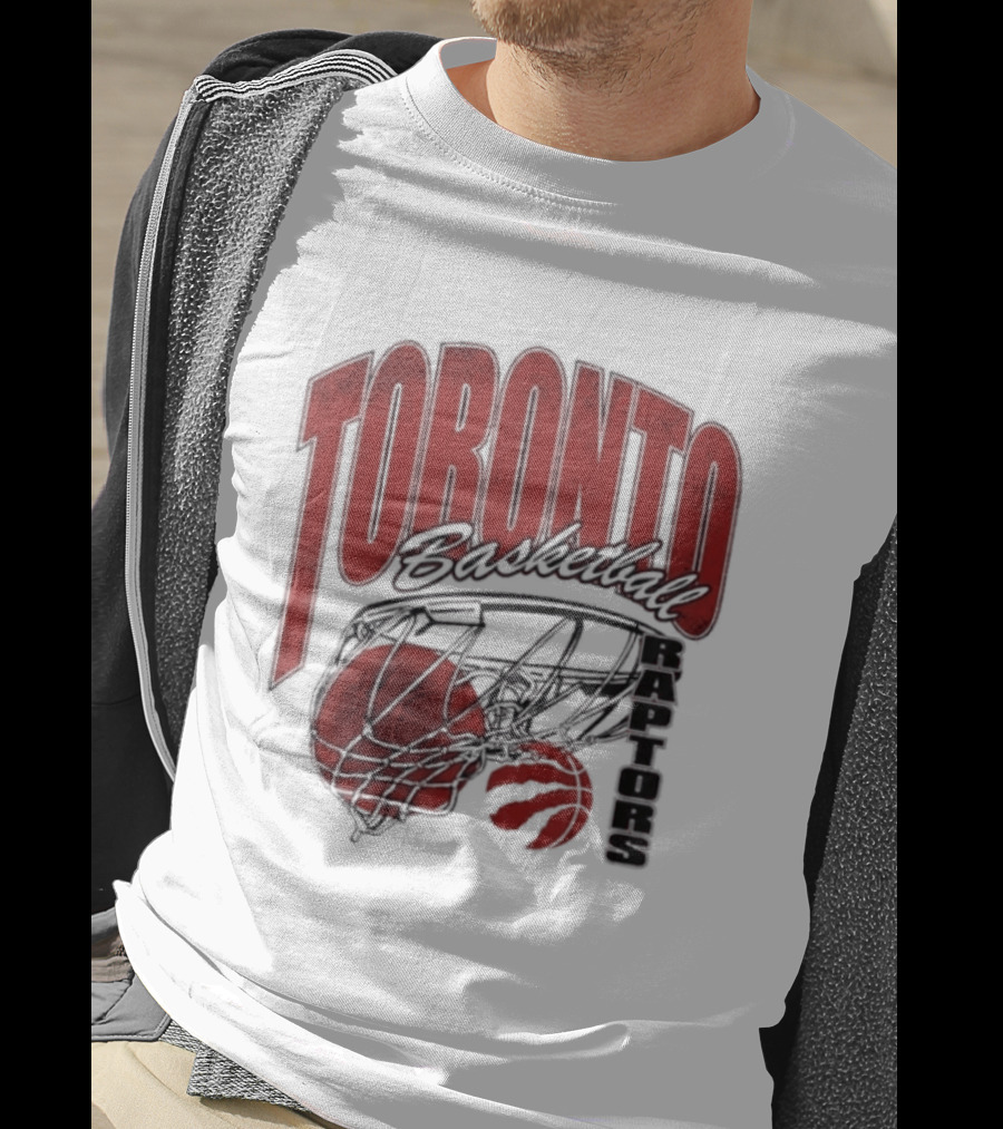 Toronto Raptors Basketball 2026 Script Swish T-Shirt