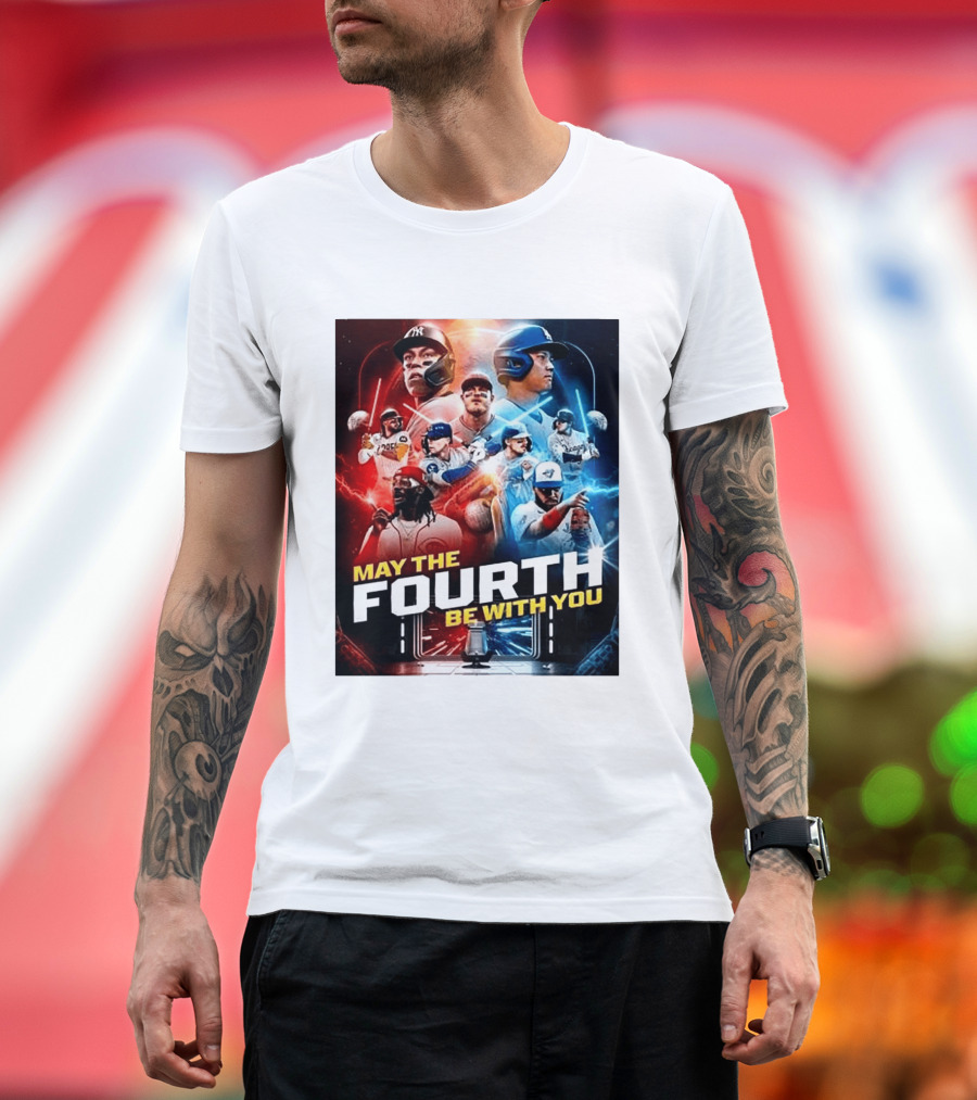 May The Fourth Be With You MLB Star Wars Day 2026 Celebration T-Shirt