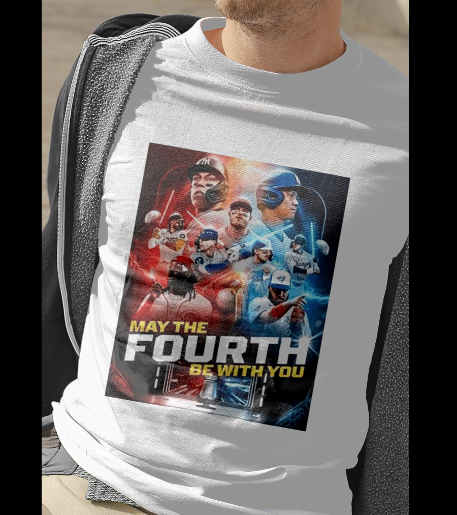 May The Fourth Be With You MLB Star Wars Day 2026 Celebration T-Shirt