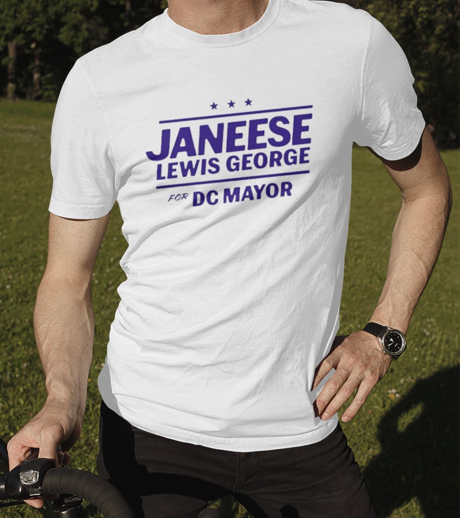 Janeese Lewis George DC Mayor Campaign Stars T-Shirt