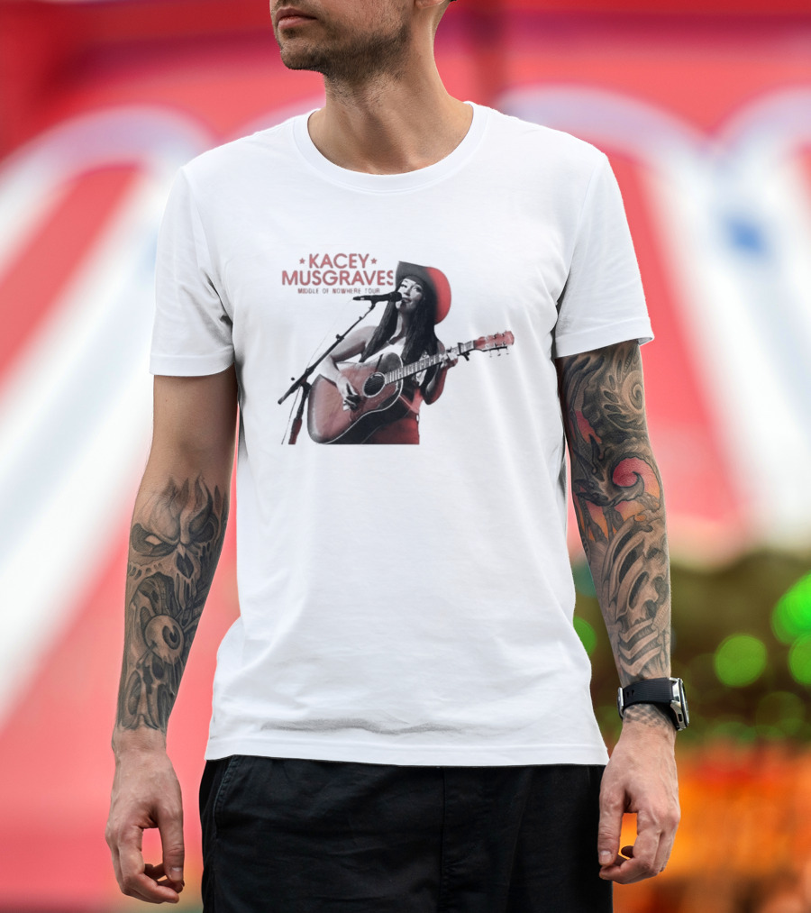 Kacey Musgraves Middle Of Nowhere Tour 2026 Acoustic Performance Cowboy Hat T-Shirt