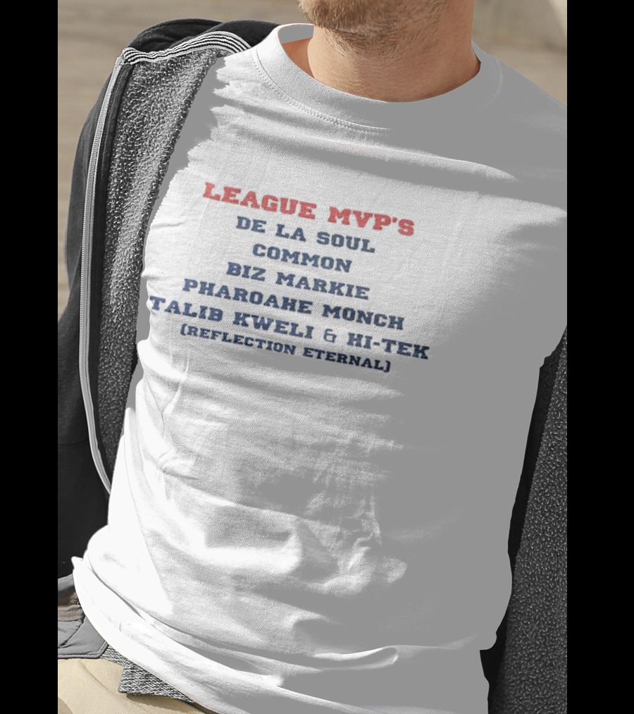 League MVP's De La Soul Common Biz Markie Pharoahe Monch Talib Kweli Hi Tek Reflection Eternal T-Shirt