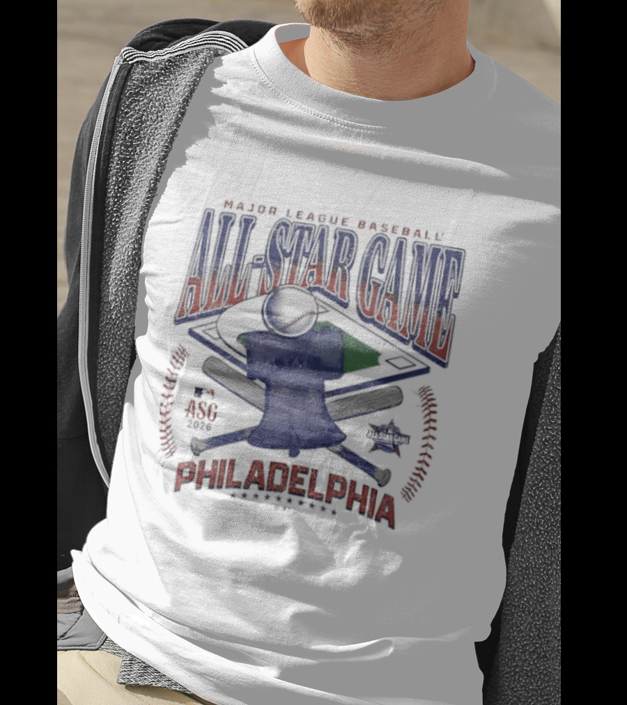 Philadelphia Phillies Major League Baseball 2026 All Star Game T-Shirt