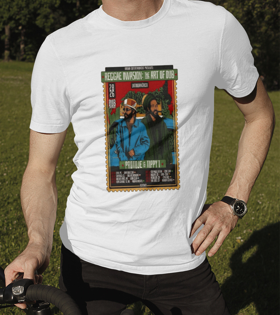 Reggae Invasion The Art Of Dub Protoje Tippy I 2026 Latin America Tour T-Shirt