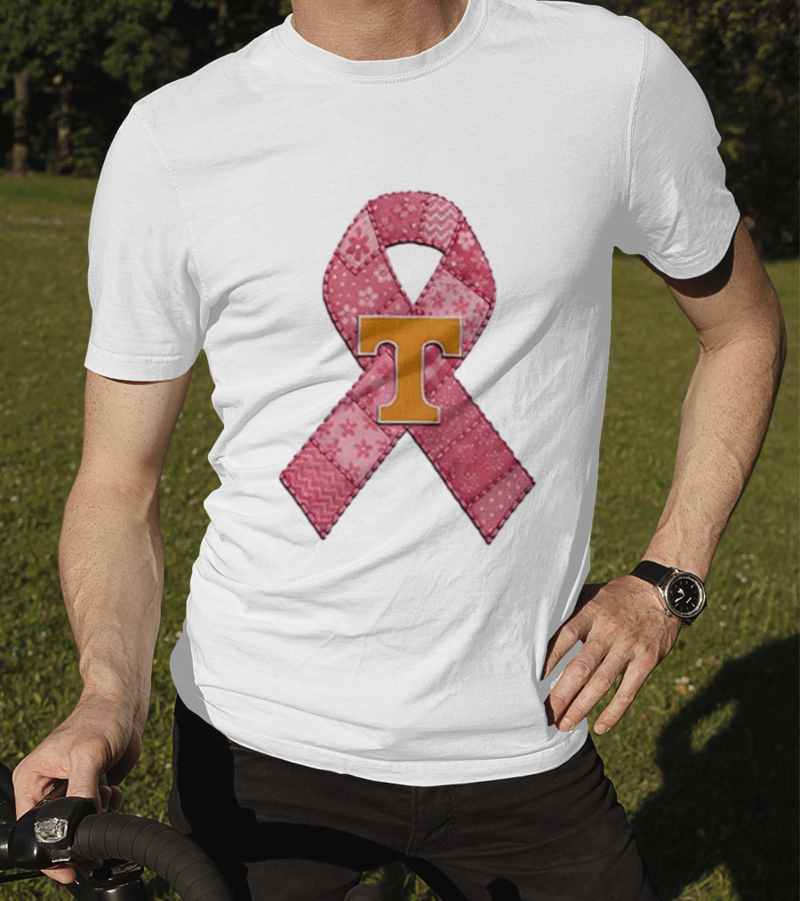 Tennessee Volunteers Pink Ribbon Breast Cancer Awareness T-Shirt