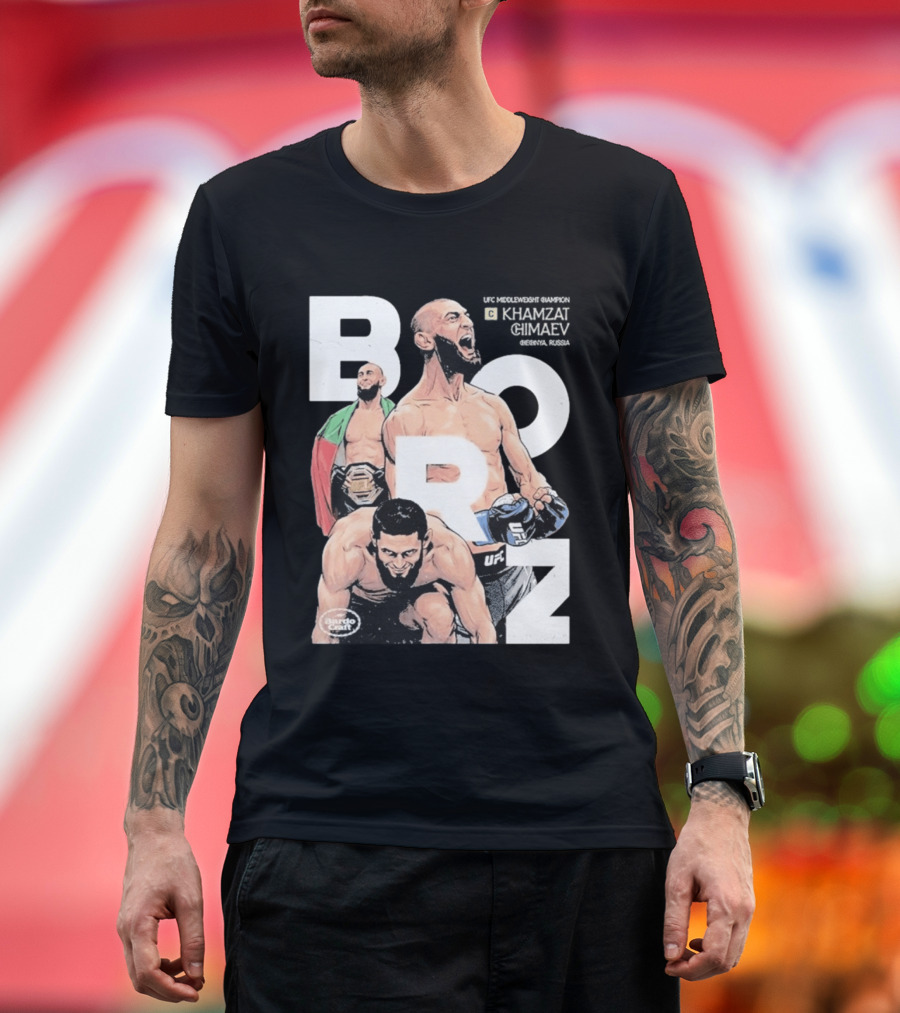Borz Bardo Craft UFC Khamzat Chimaev T-Shirt
