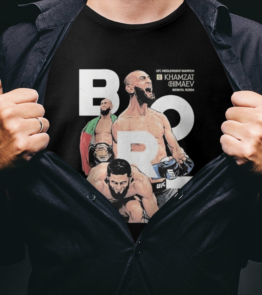 Borz Bardo Craft UFC Khamzat Chimaev T-Shirt