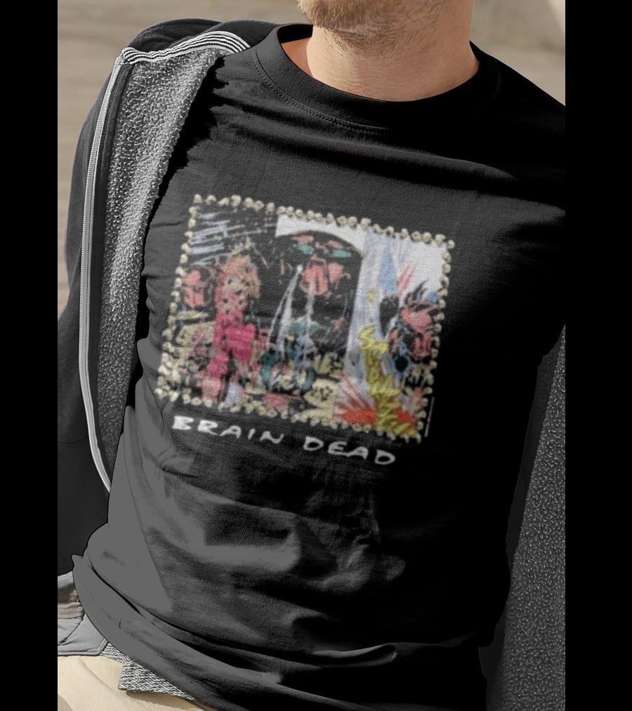 Brain Dead X Predator Comic Style Graphic Collaboration T-Shirt