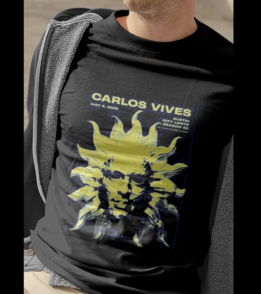 Carlos Vives May 05 2026 Austin Texas Concert Sun T-Shirt
