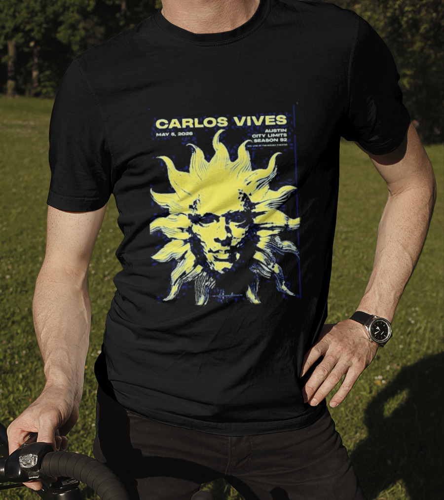 Carlos Vives May 05 2026 Austin Texas Concert Sun T-Shirt
