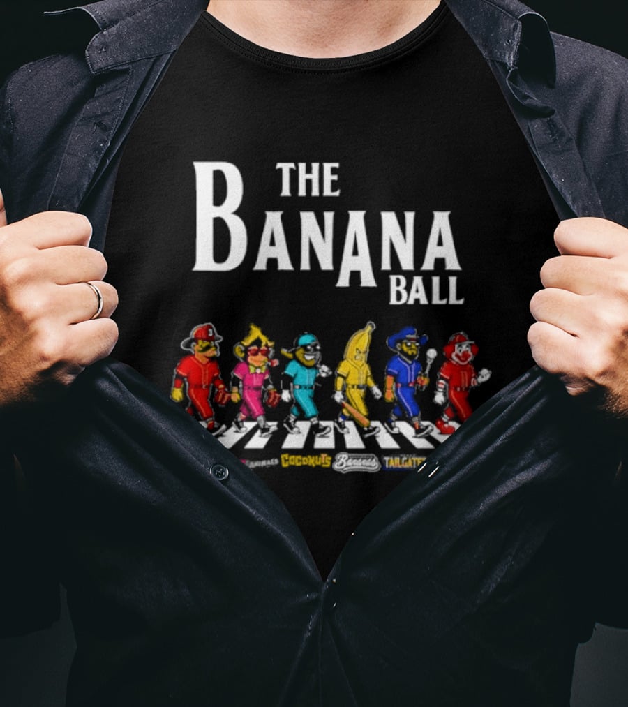 The Banana Ball Bananas Firefighters Clowns Animals Tailgaters Parade Crossing T-Shirt