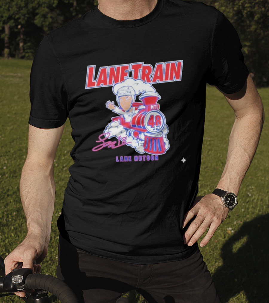 Lane Train MTL 48 Lane Hutson Steam Engine Athlete T-Shirt