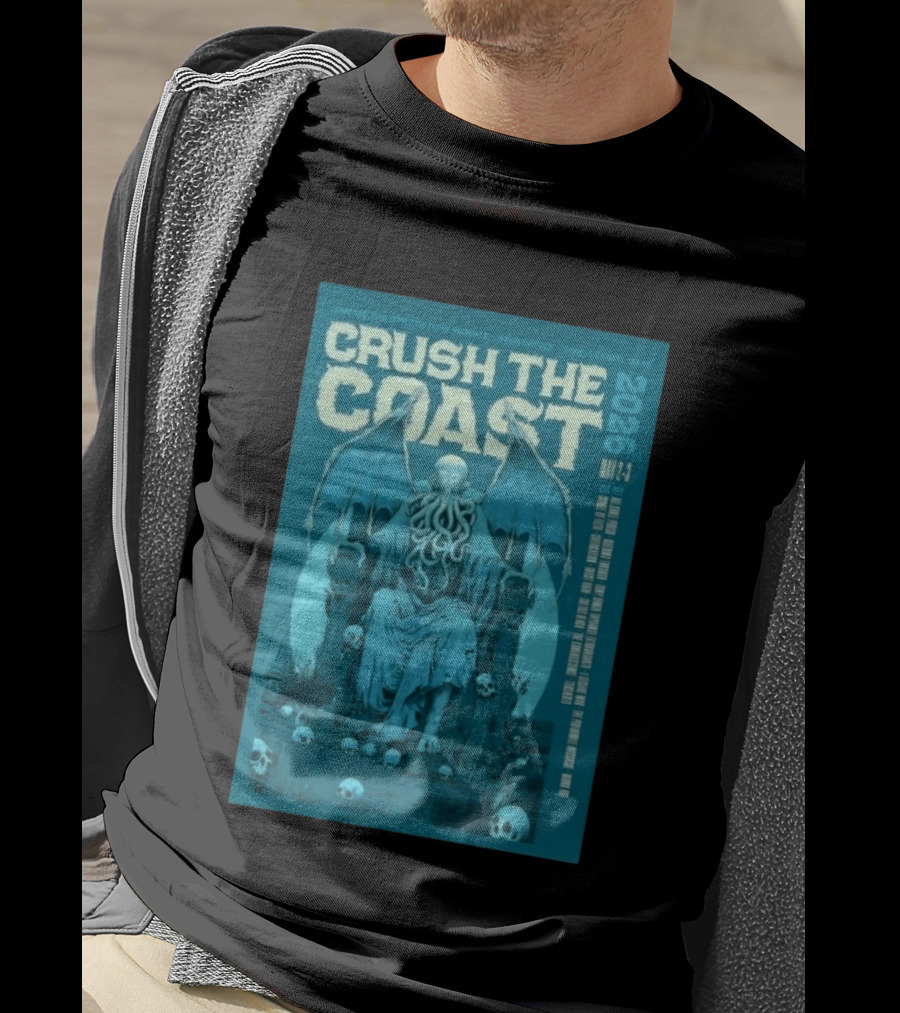 Crush The Coast May 2 3 2026 House Of Rock Corpus Christi Texas Cthulhu T-Shirt