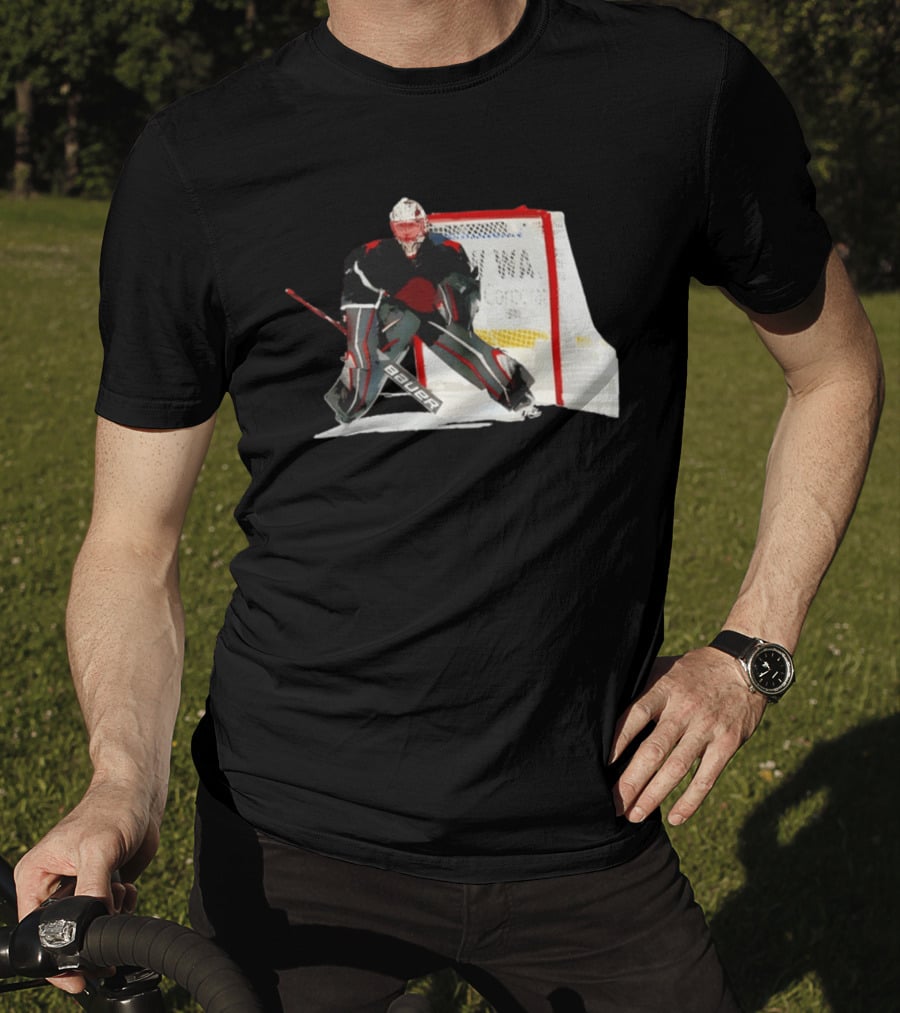 Ukko Pekka Luukkonen Buffalo Sabres NHL Bauer 2026 Goalie Gear T-Shirt