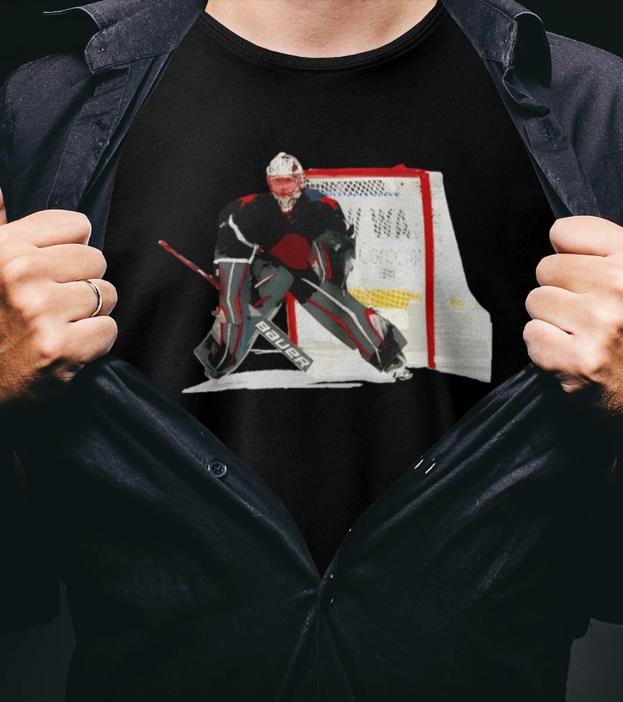 Ukko Pekka Luukkonen Buffalo Sabres NHL Bauer 2026 Goalie Gear T-Shirt