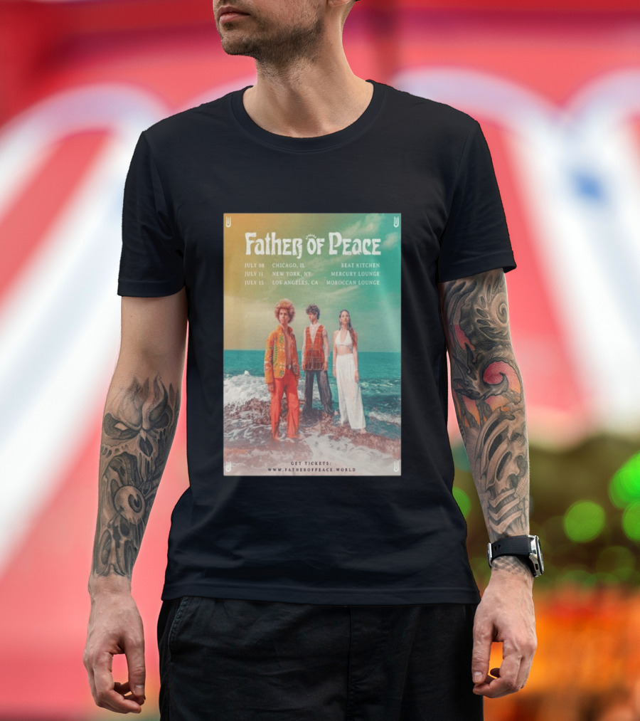 Father Of Peace Fall Tour 2026 Chicago New York Los Angeles T-Shirt