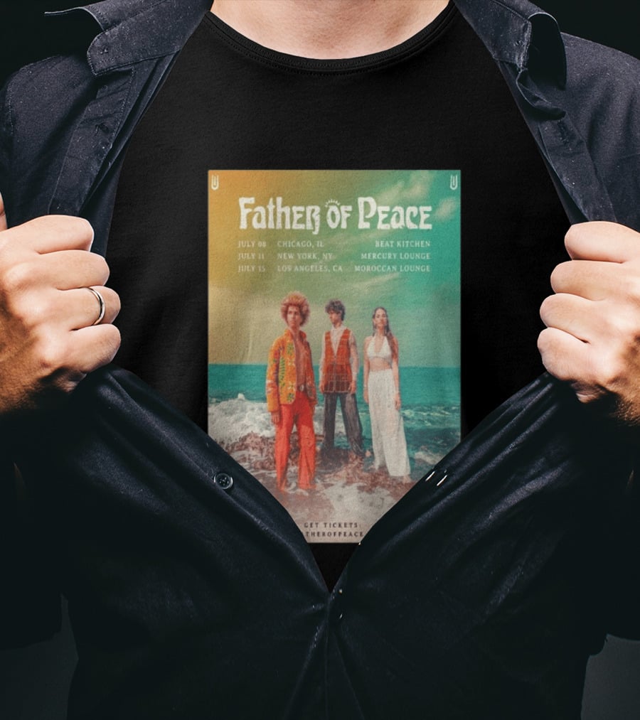 Father Of Peace Fall Tour 2026 Chicago New York Los Angeles T-Shirt