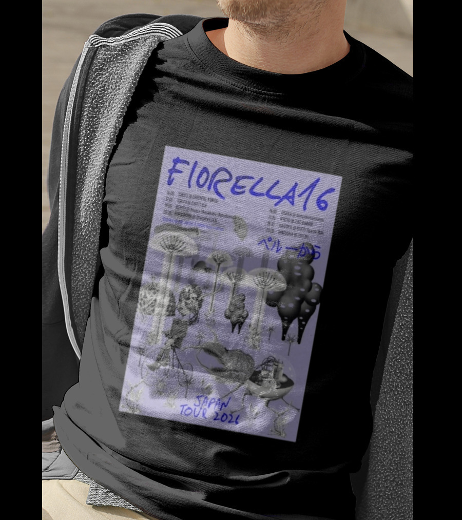 FIORELLA 16 Japan Tour 2026 Tokyo Osaka Kyoto Nagoya Sendai Shizuoka Psychedelic T-Shirt