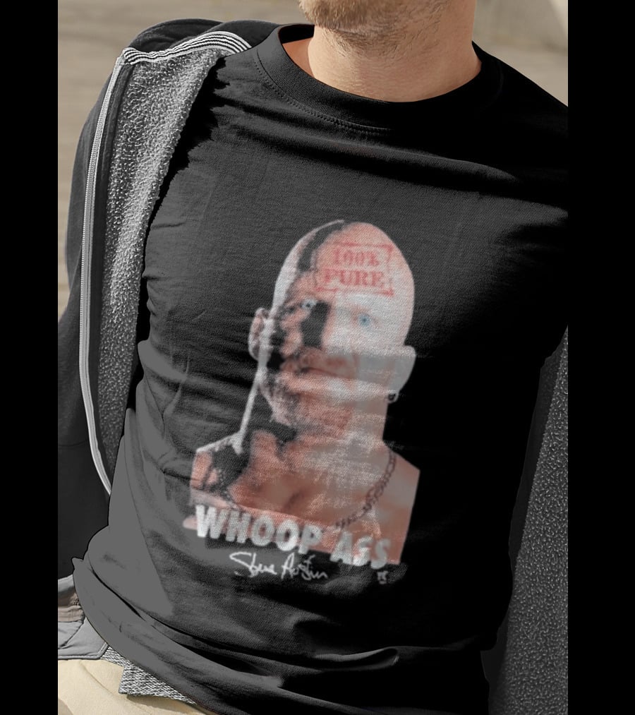 Wyco 1996 Stone Cold Steve Austin 100% Pure Whoop Ass T-Shirt