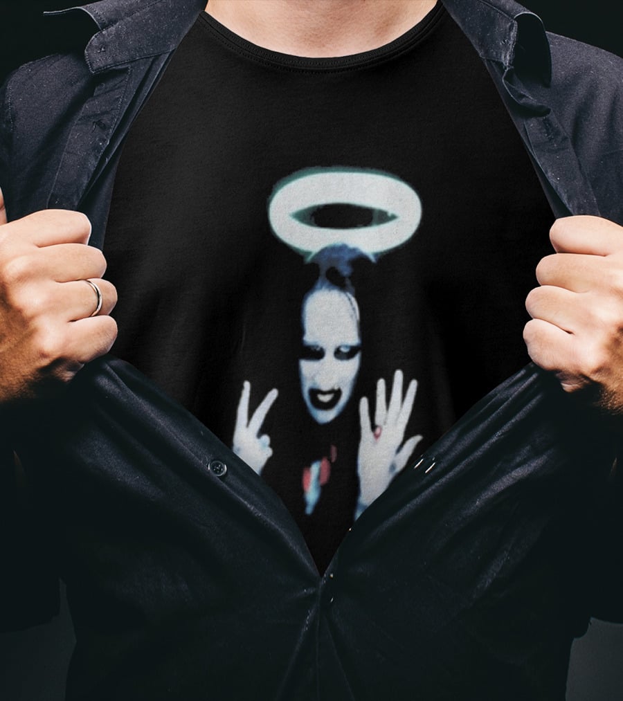 Wyco 1997 Marilyn Manson Angel Halo Gesture T-Shirt