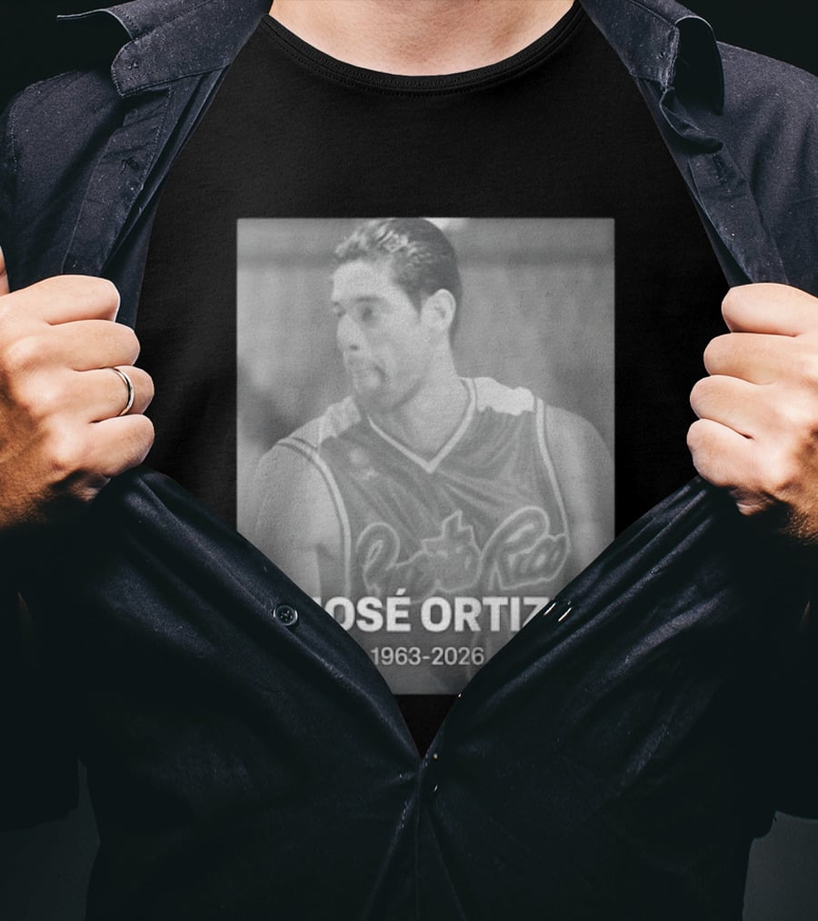 José Ortiz Puerto Rico Basketball 1963 2026 T-Shirt