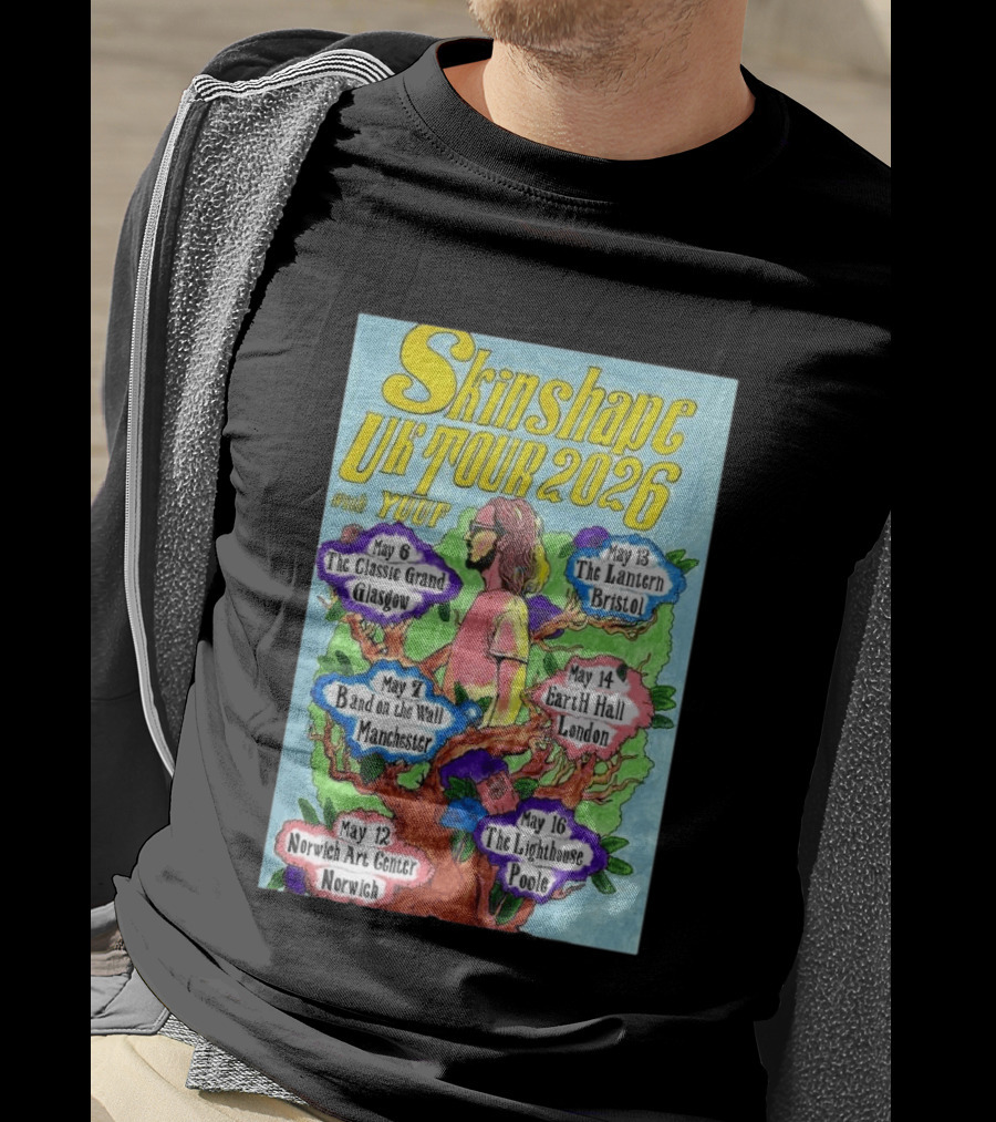 Skinshape UK Tour 2026 Glasgow Manchester Norwich Bristol London Poole With Yuuf T-Shirt