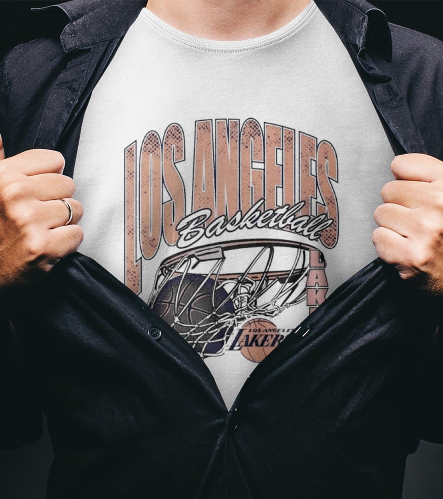 Los Angeles Lakers Basketball Swish T-Shirt