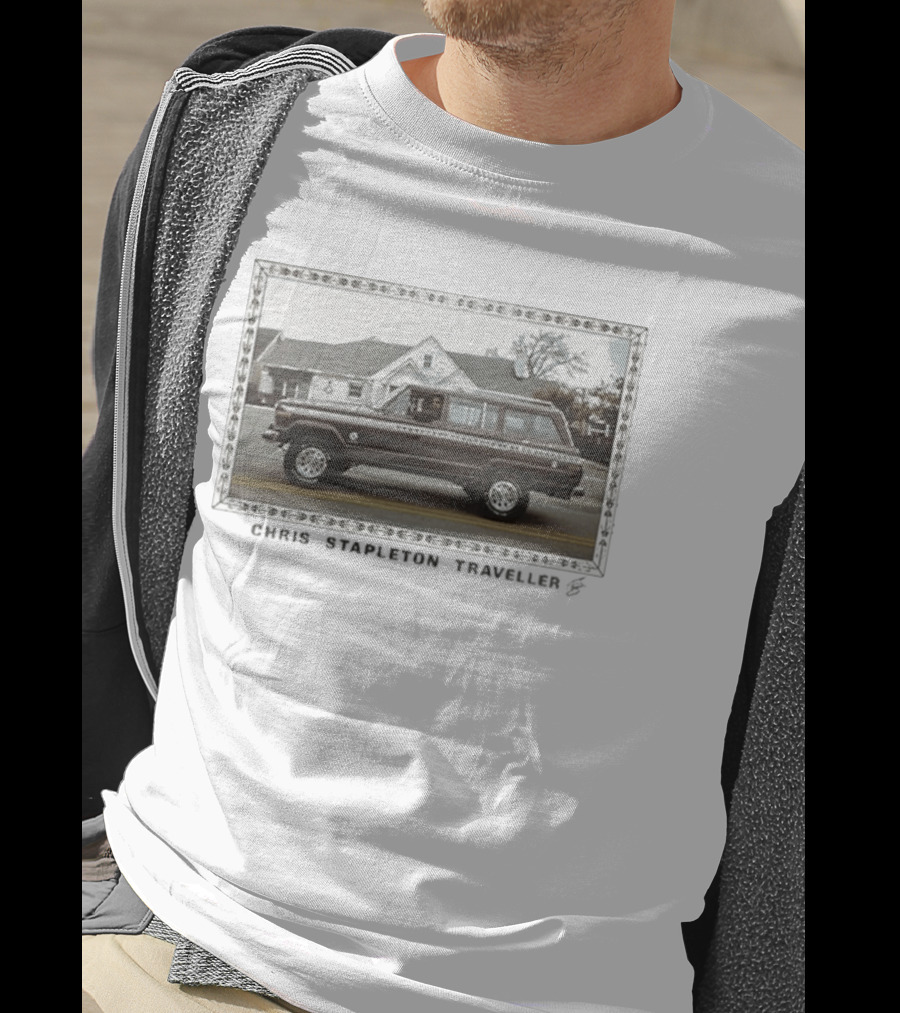 Chris Stapleton Traveller Jeep Vintage Photo T-Shirt