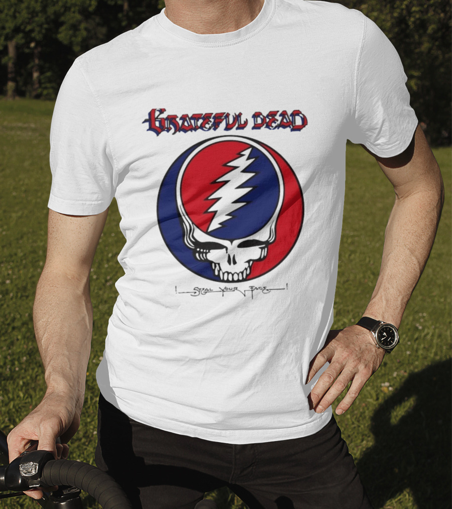 Grateful Dead Steal Your Face Skull Lightning Bolt T-Shirt