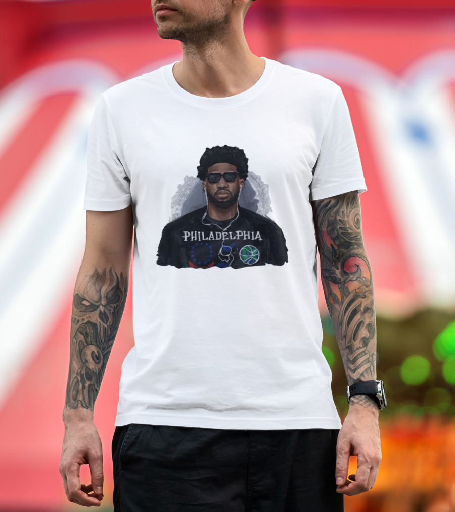 Philadelphia Joel Embiid LeBron James Meme Recreation T-Shirt
