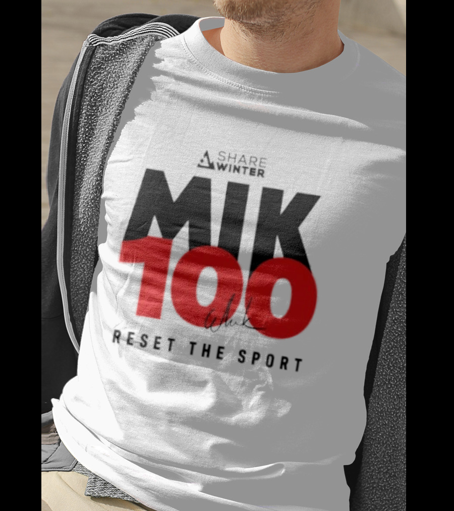 MIK 100 Reset The Sport A Share White T-Shirt