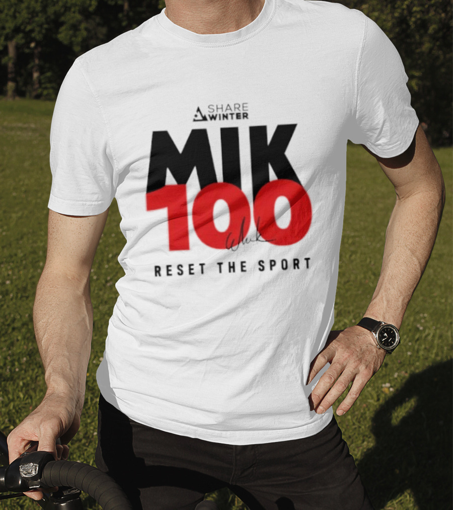 MIK 100 Reset The Sport A Share White T-Shirt