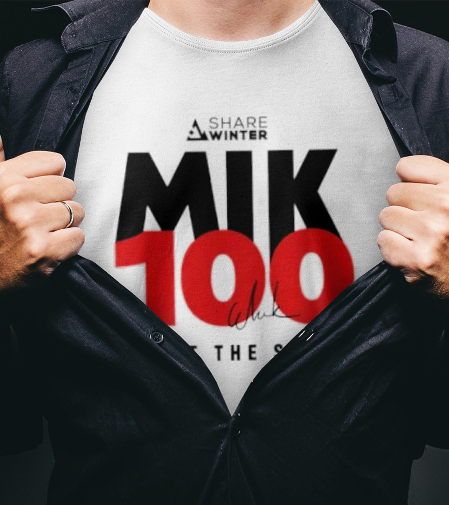 MIK 100 Reset The Sport A Share White T-Shirt