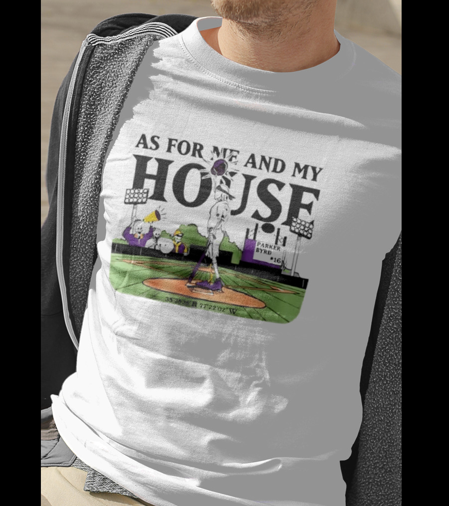 As For Me And My House Baseball Field Coordinates Parker Byrd T-Shirt