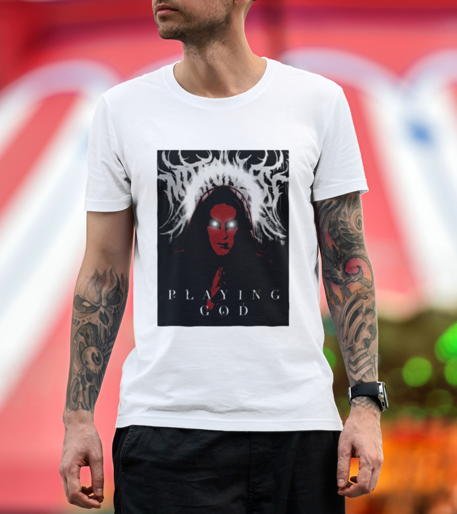 Notshiva Playing God Gothic Dark T-Shirt