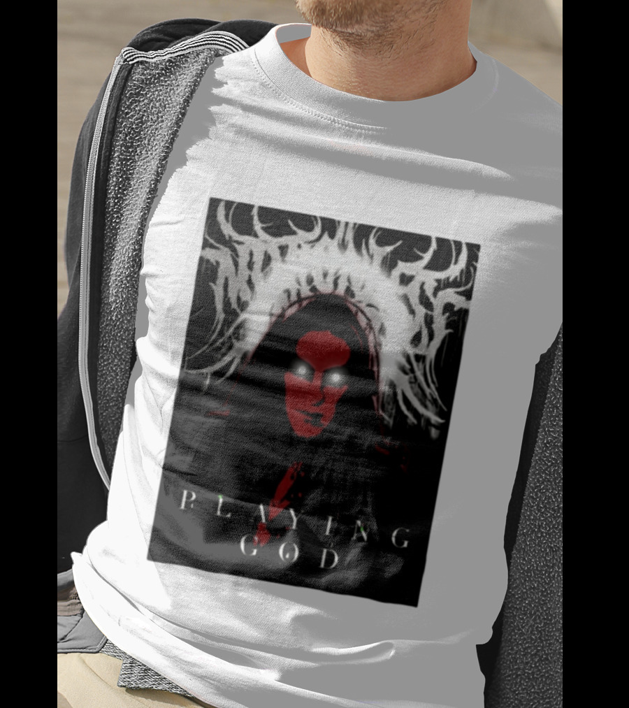 Notshiva Playing God Gothic Dark T-Shirt