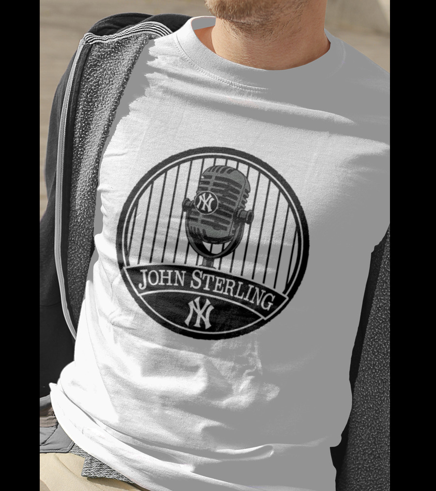 John Sterling Microphone New York Yankees Remembrance T-Shirt