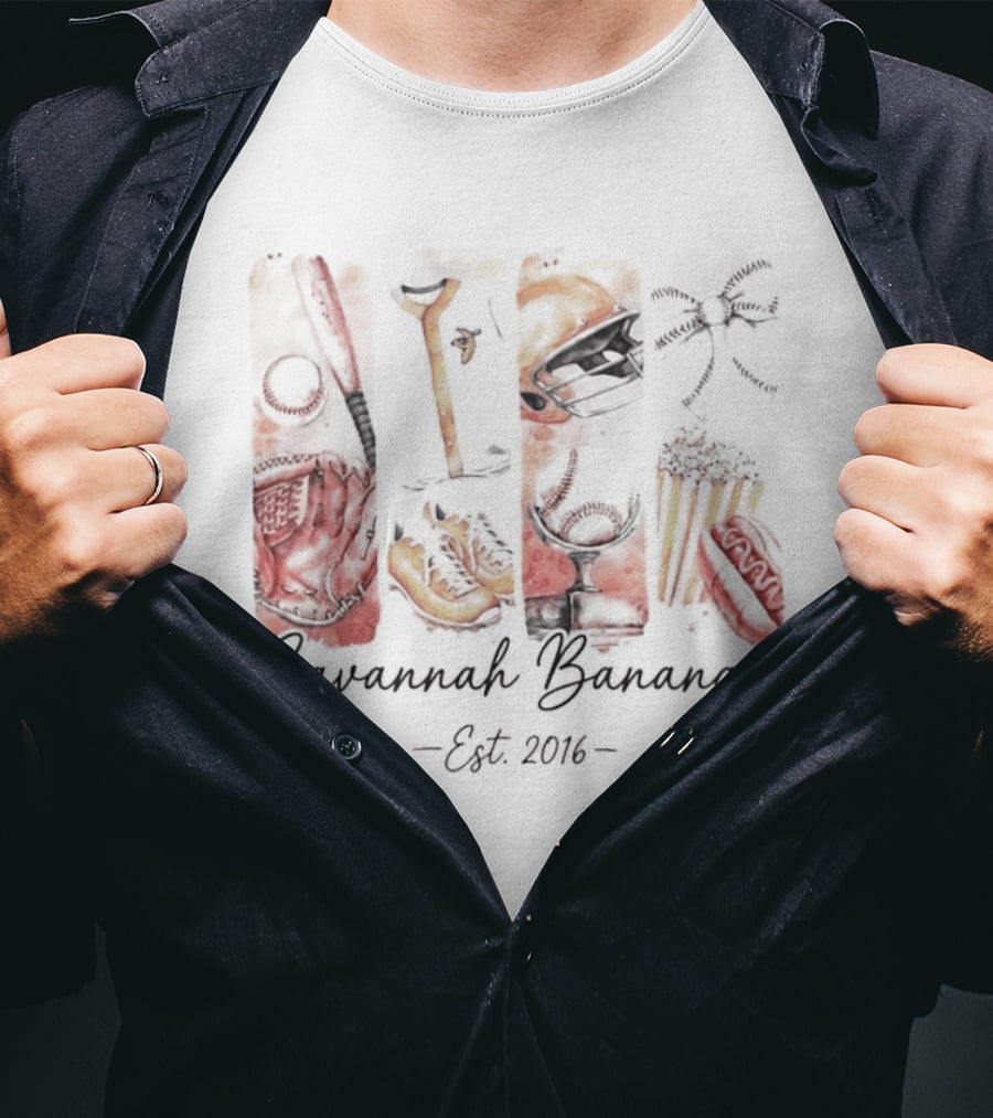 Savannah Bananas Ballgame Fun Est 2016 T-Shirt