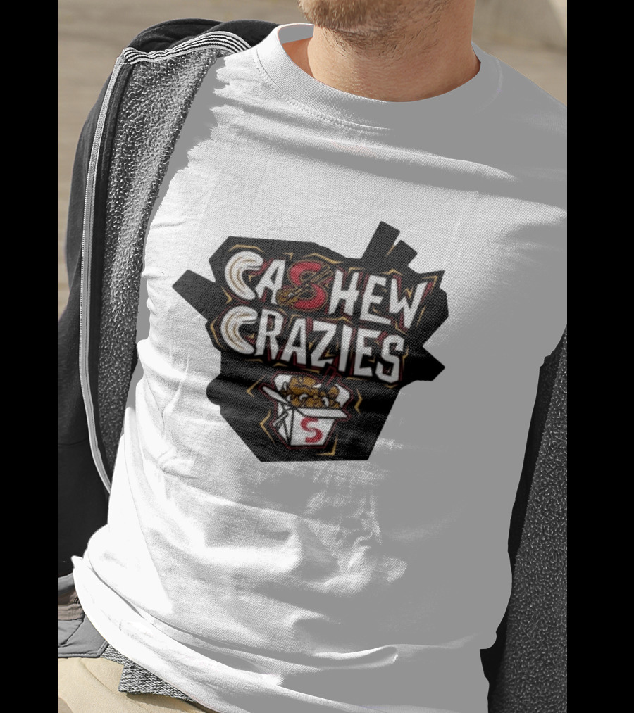 Cashew Crazies Springfield Cashew Chickens Box And Chopsticks T-Shirt
