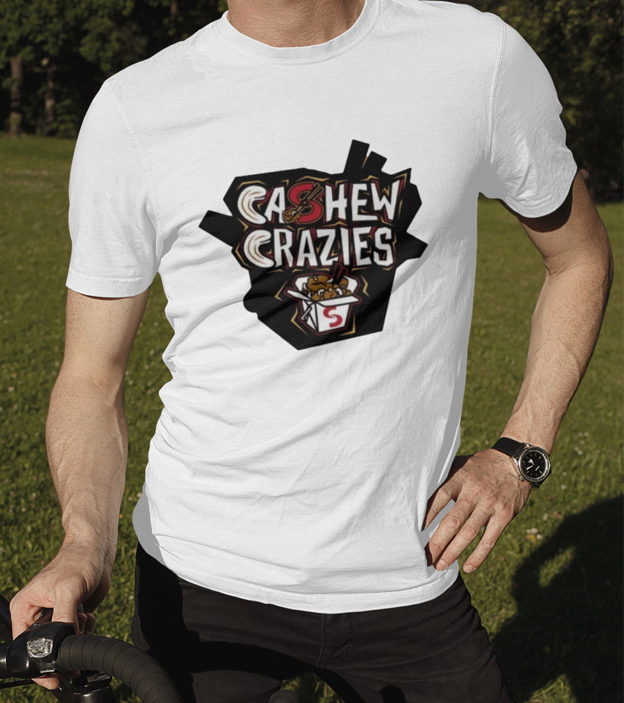 Cashew Crazies Springfield Cashew Chickens Box And Chopsticks T-Shirt