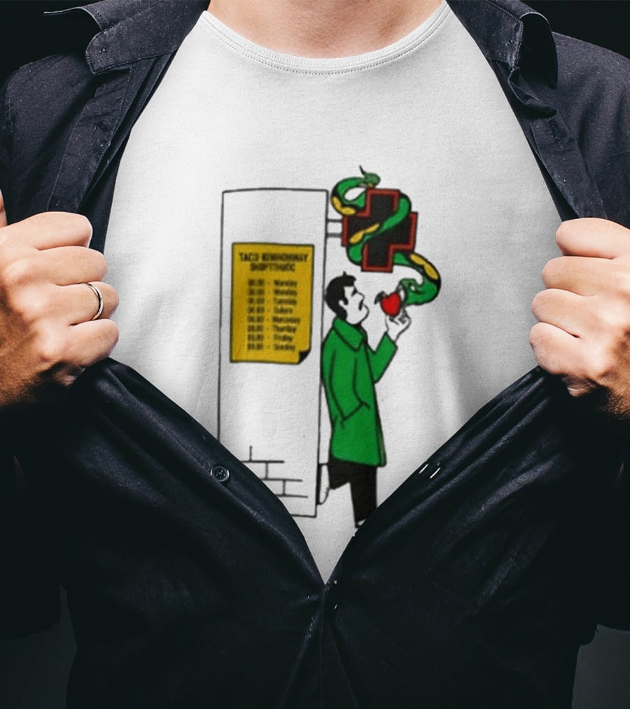 Taco Hemingway Tour 2026 Snake Grafik Wegowa Szef Smoove Baron Friday T-Shirt