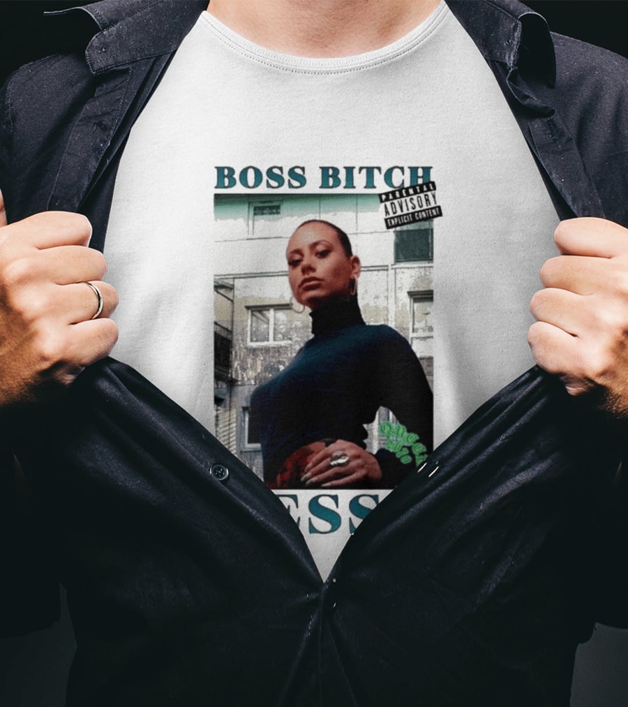 BOSS BITCH TESSA Explicit Content Warning T-Shirt