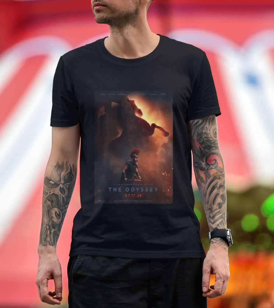 The Odyssey July 17 2026 A Film By Christopher Nolan IMAX Epic T-Shirt