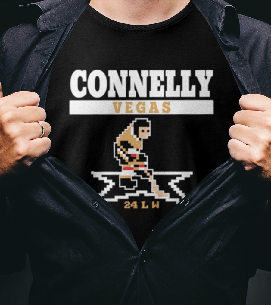 Connelly Vegas Golden Knights 24 LW Hockey Player T-Shirt