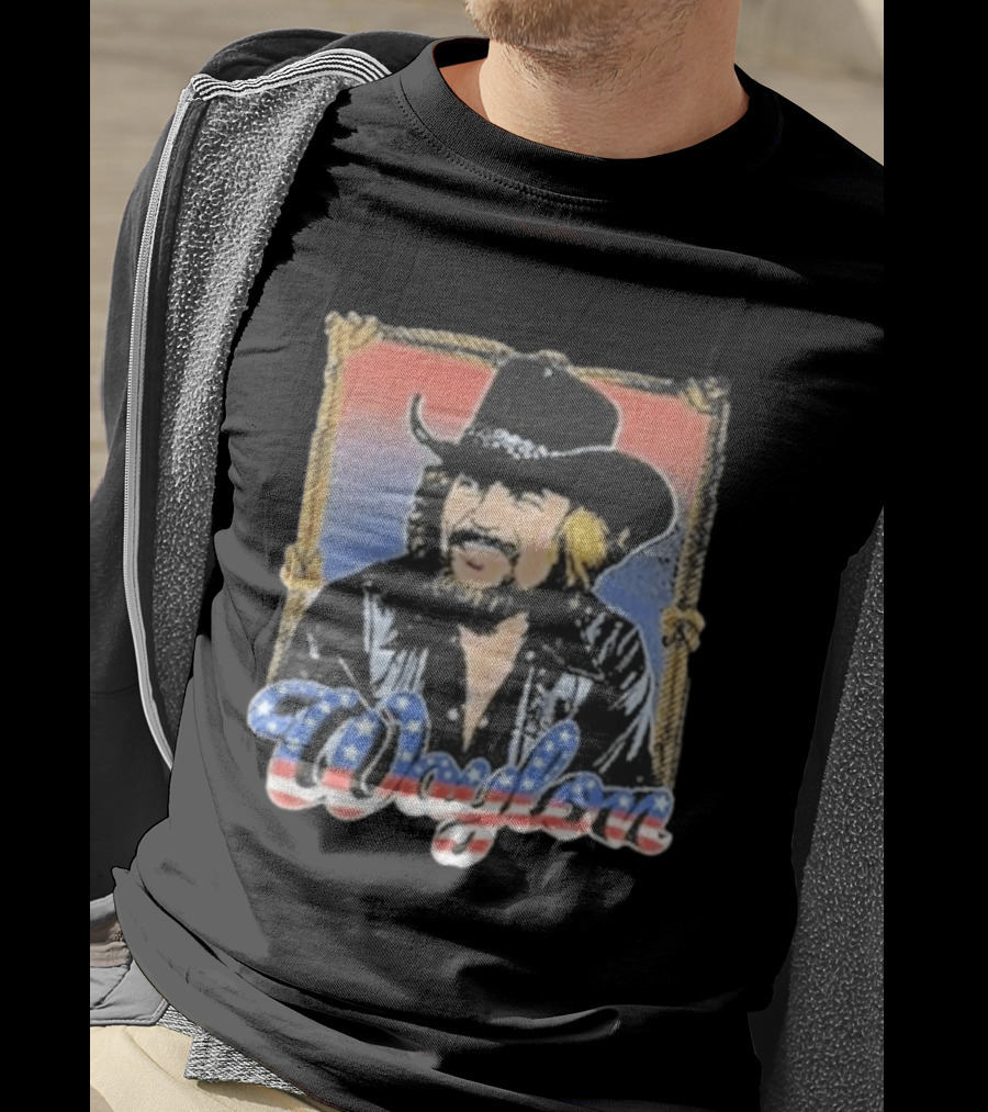 Waylon Jennings Cowboy Americana Country Music Legend T-Shirt