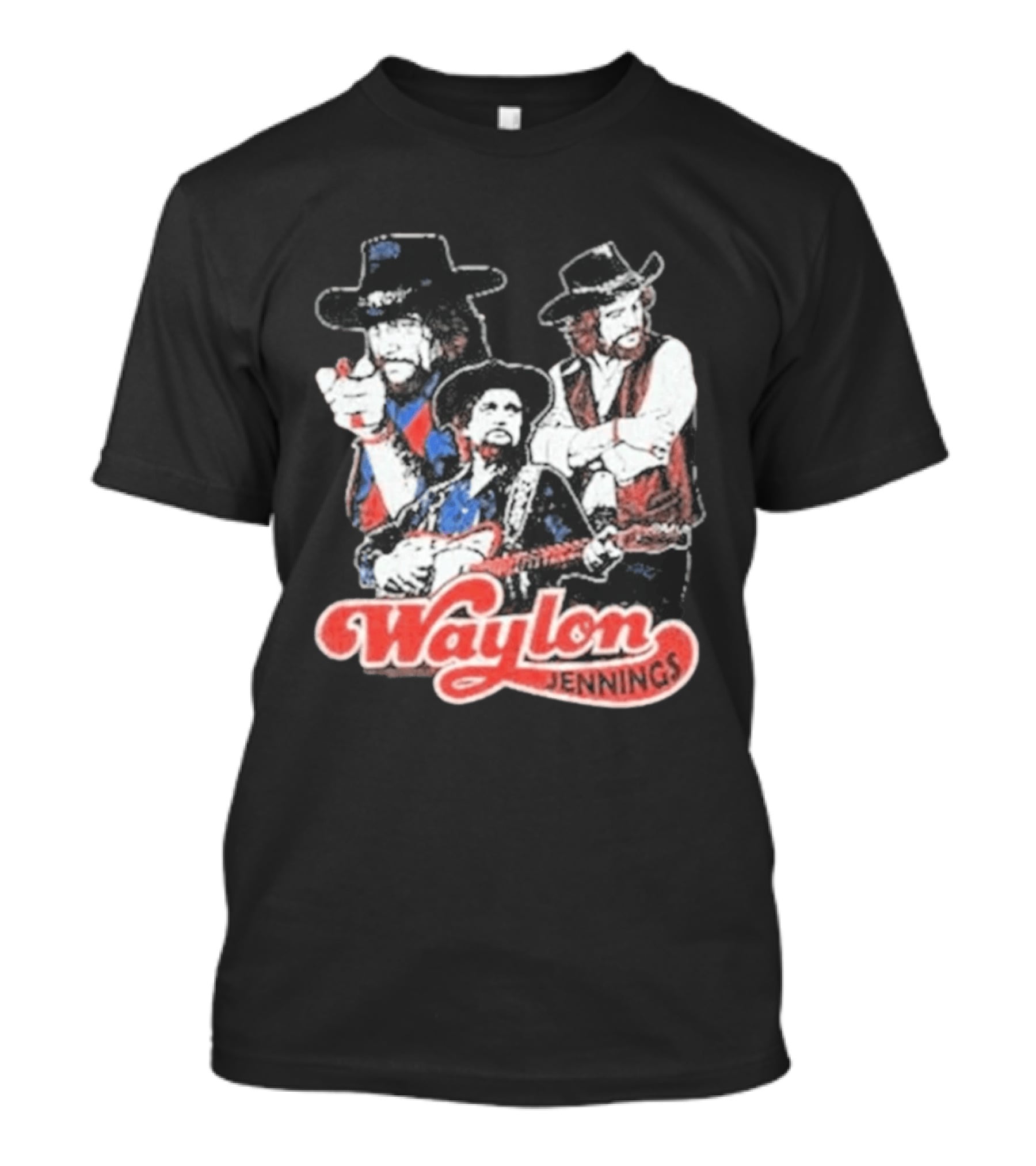 Waylon Jennings Cowboy Trio T-Shirt
