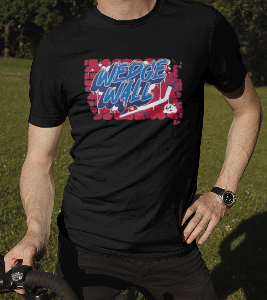 Wedge Wall 41 Scott Wedgewood Hockey Fan Gear T-Shirt